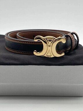 Celine Triomphe Belt 25mm 90cm